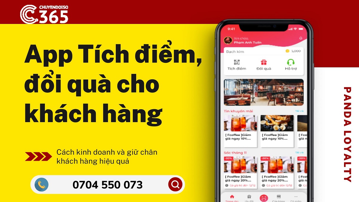 Công ty làm app tích điểm cho khách hàng tại Hồ Chí Minh, tích hợp Zalo OA