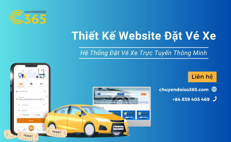 <strong>Thiết Kế Website Đặt Vé Xe Với Hệ Thống Đặt Vé Trực Tuyến Thông Minh</strong>