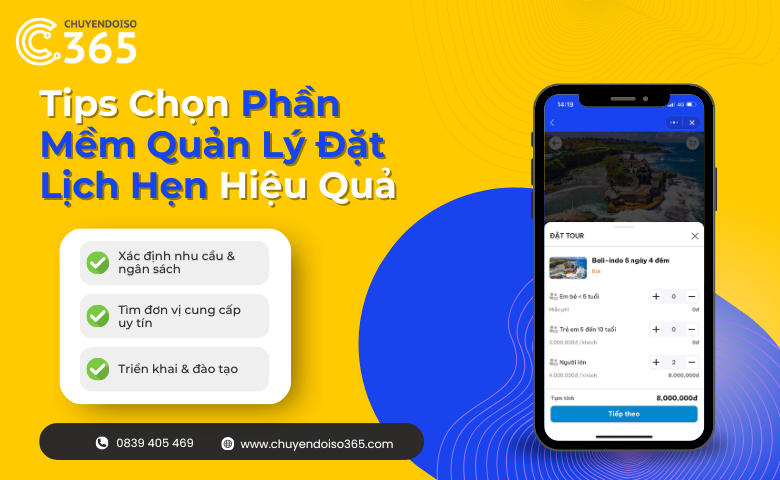 Tips Chọn Phần Mềm Quản Lý Đặt Lịch Hẹn Hiệu Quả