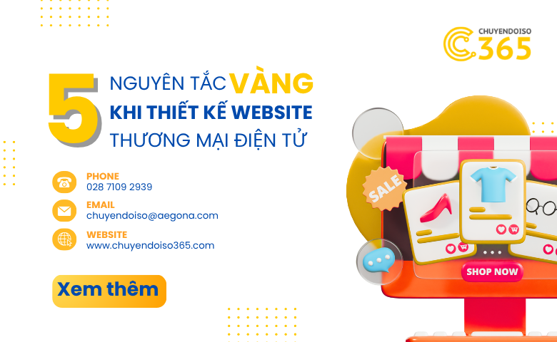 <strong>5 Nguyên Tắc Vàng Khi Thiết Kế Website Thương Mại Điện Tử</strong> 