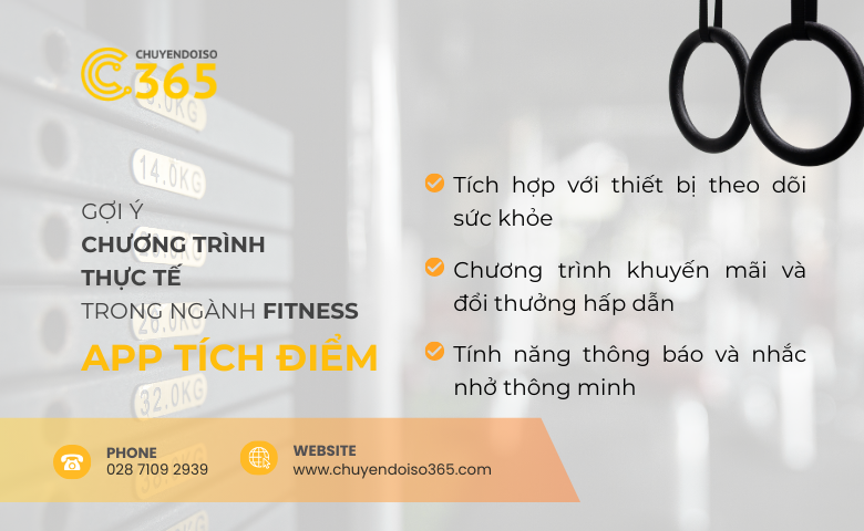 Gợi Ý Một Số Chương Trình Với App Tích Điểm Trong Các Trung Tâm Gym