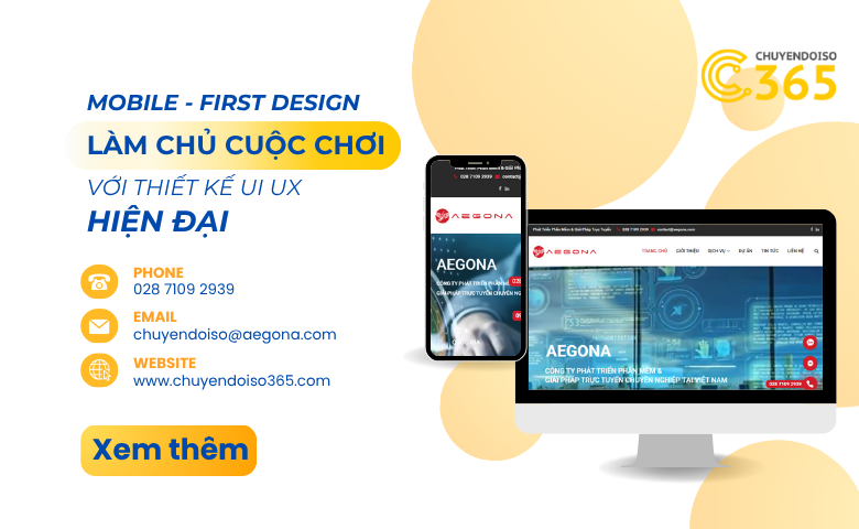 <strong>Mobile-First Design – Làm Chủ Cuộc Chơi Thiết Kế UI UX Hiện Đại</strong> 