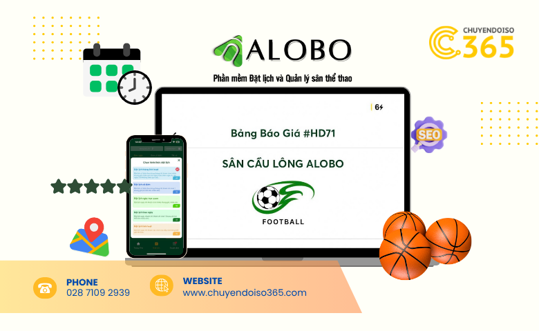 Alobo là phần mềm quản lý sân thể thao toàn diện