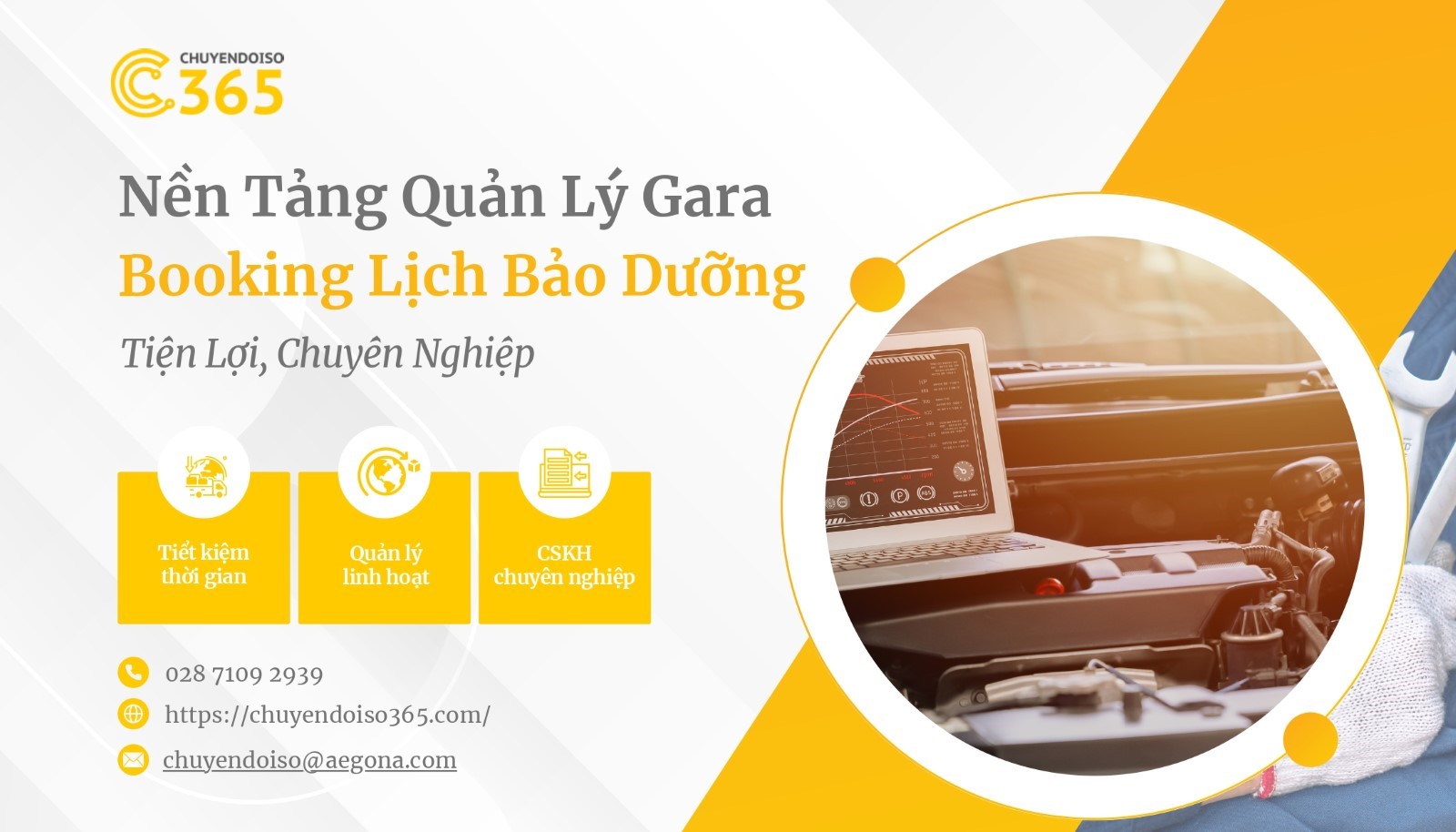 Nền Tảng Quản Lý Gara & Booking Lịch Bảo Dưỡng Xe Chuyên Nghiệp
