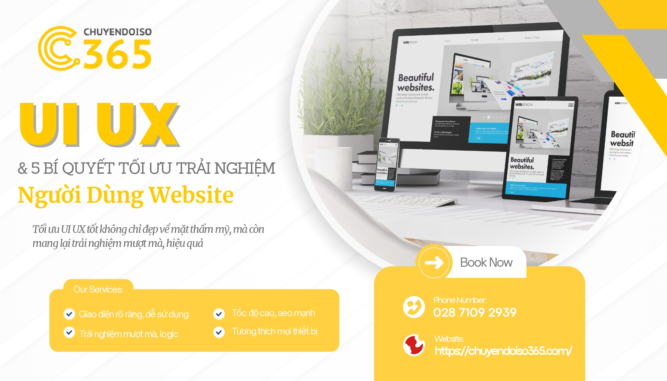 UI UX và 5 Bí Quyết Tối Ưu Trải Nghiệm Người Dùng Website