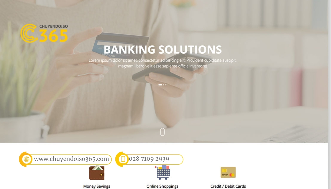 Thiết kế website Tài Chính